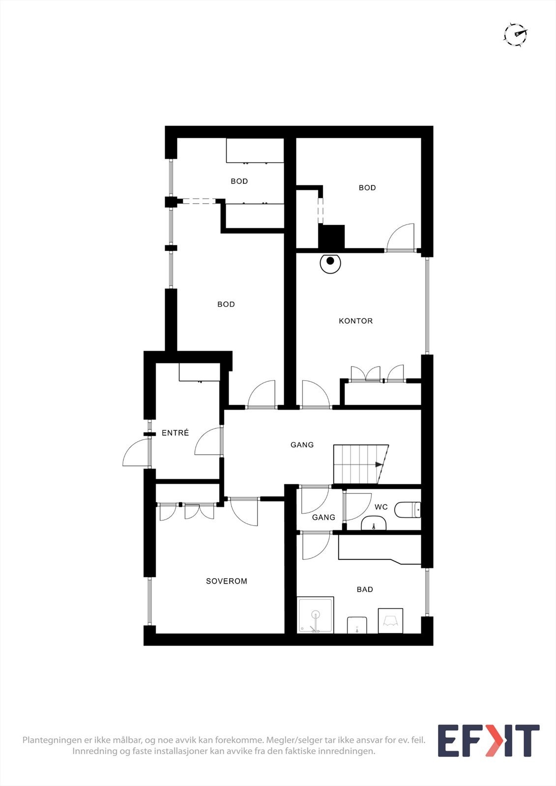 Plantegning for sokkeletasjen. Galleribilde