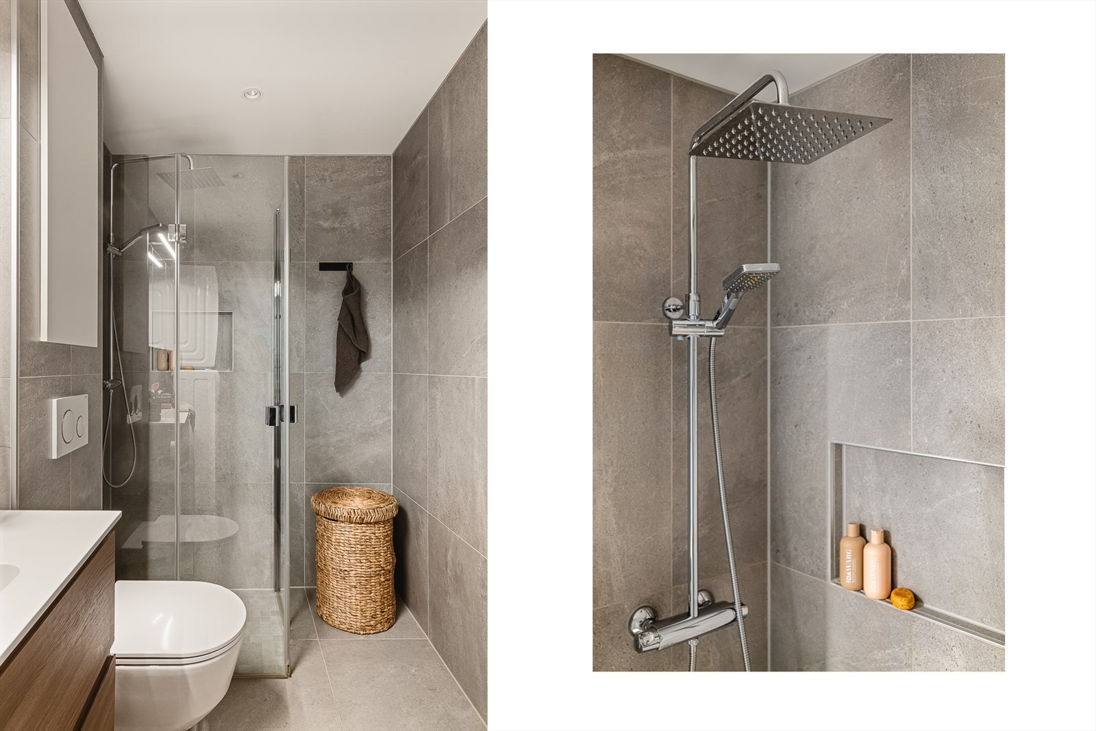 Det er varmekabler i gulvet for god komfort. Galleribilde