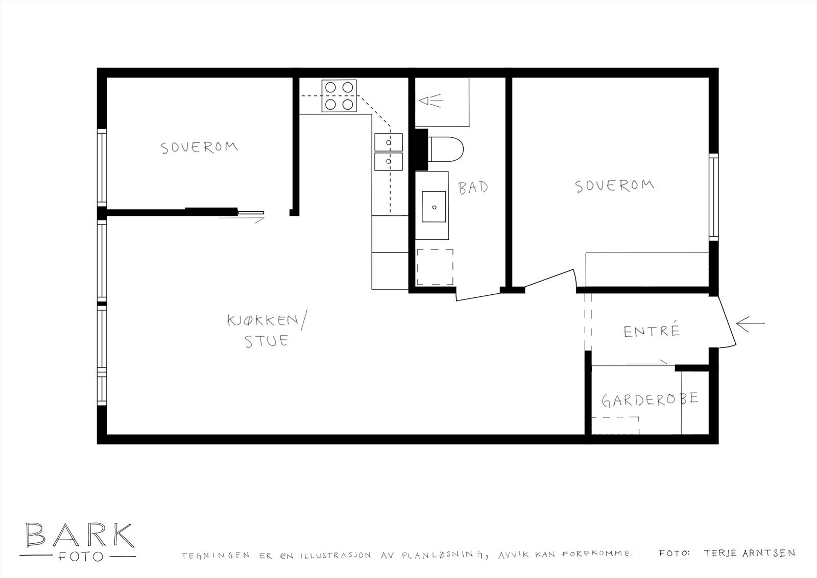 Plantegning - 2. etasje. Galleribilde