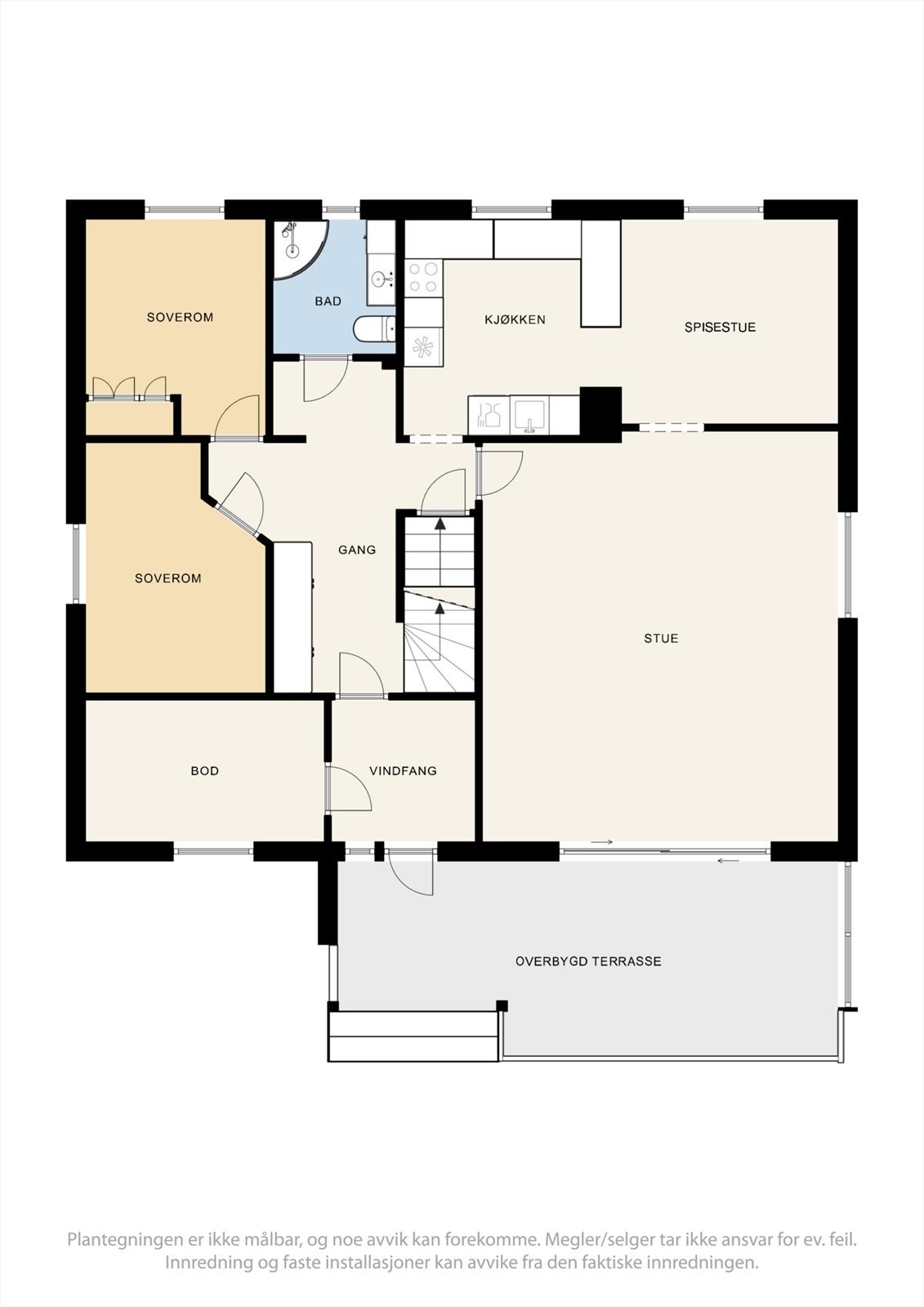 Plantegning - 1. etasje. Galleribilde