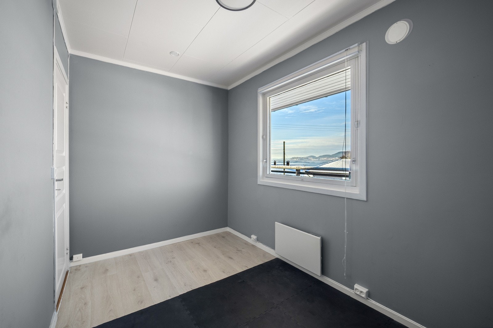 Godkjent soverom som i dag benyttes som treningsrom. Galleribilde