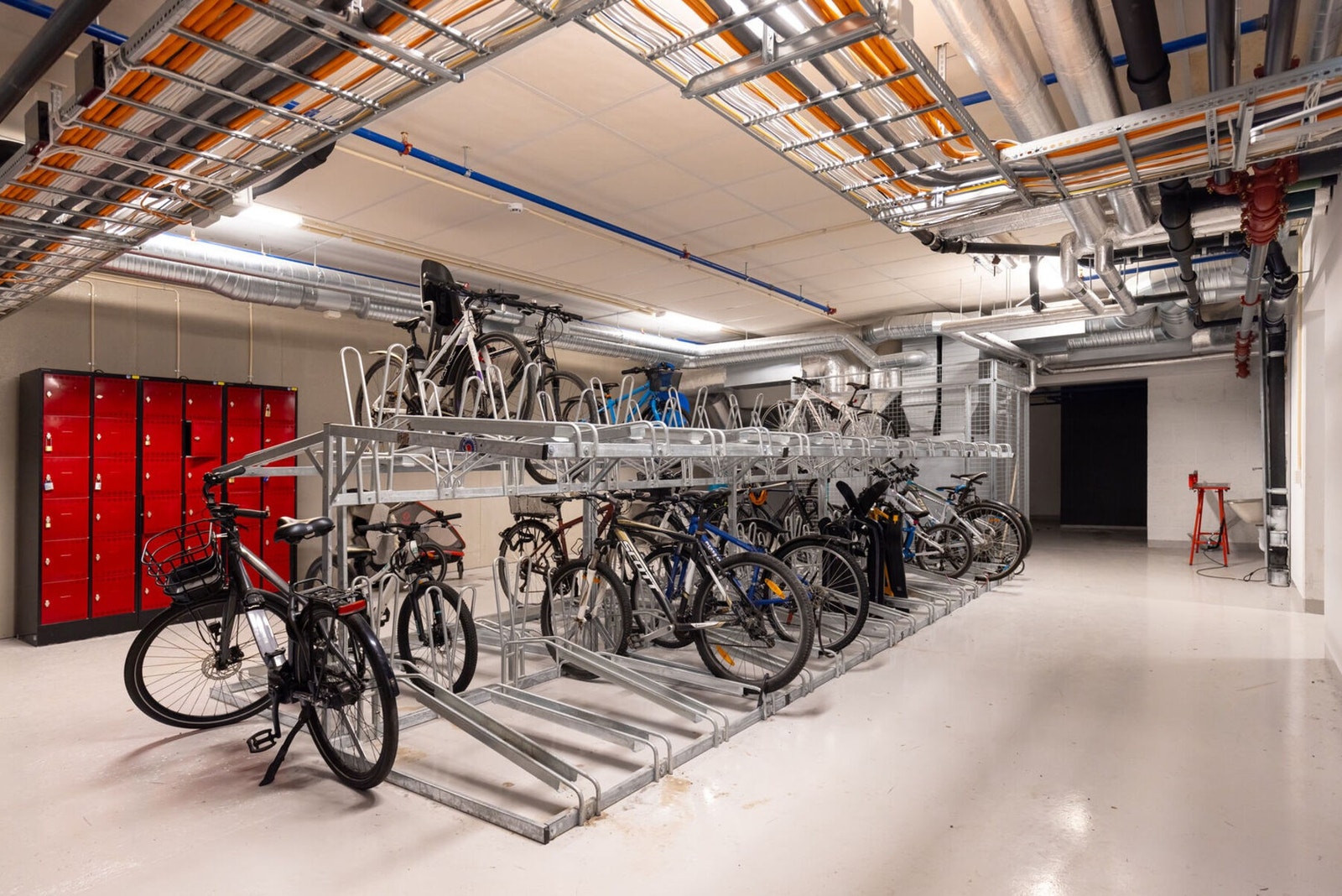 Til glede for beboerne er det i tillegg felles sykkelbod. Galleribilde