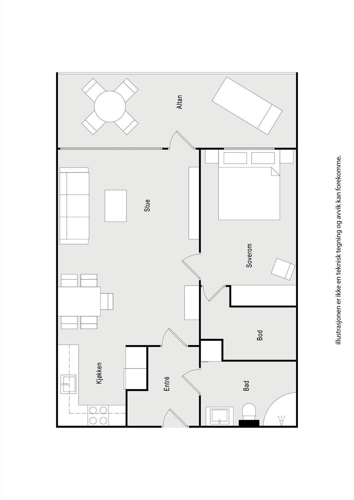 Planskisse Galleribilde