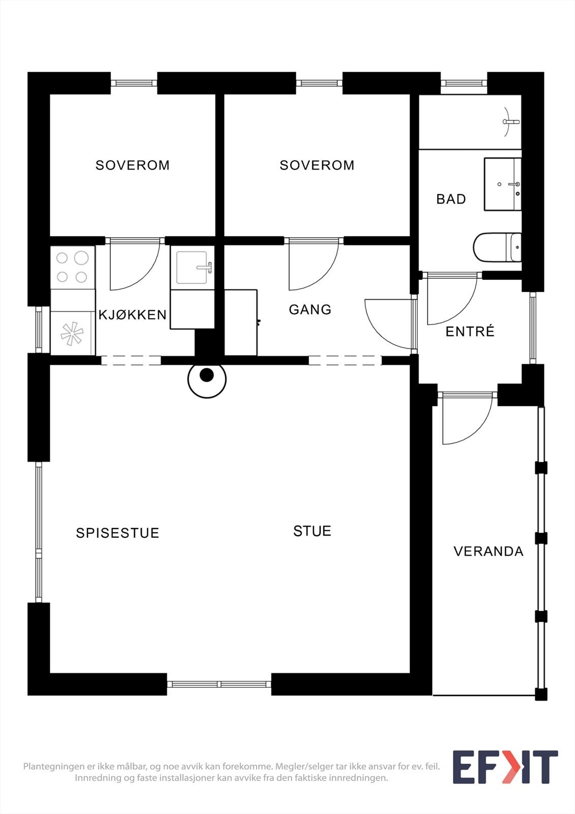 Plantegning Galleribilde