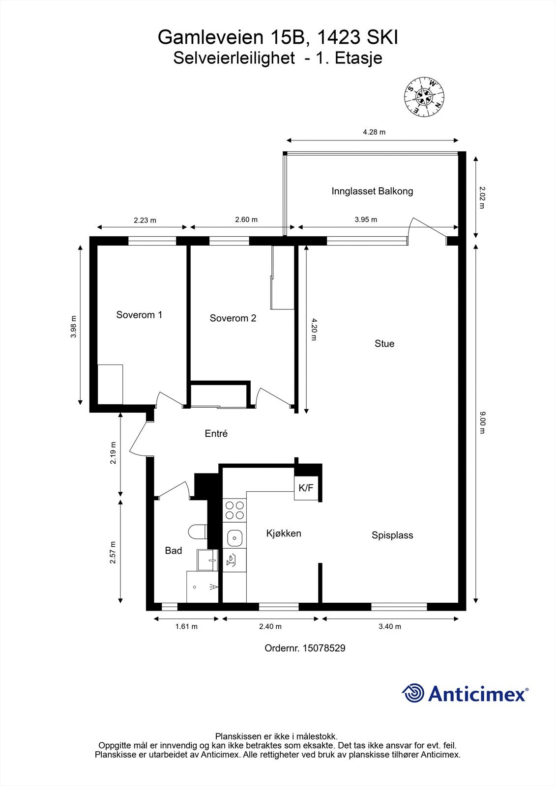 Plantegning Galleribilde