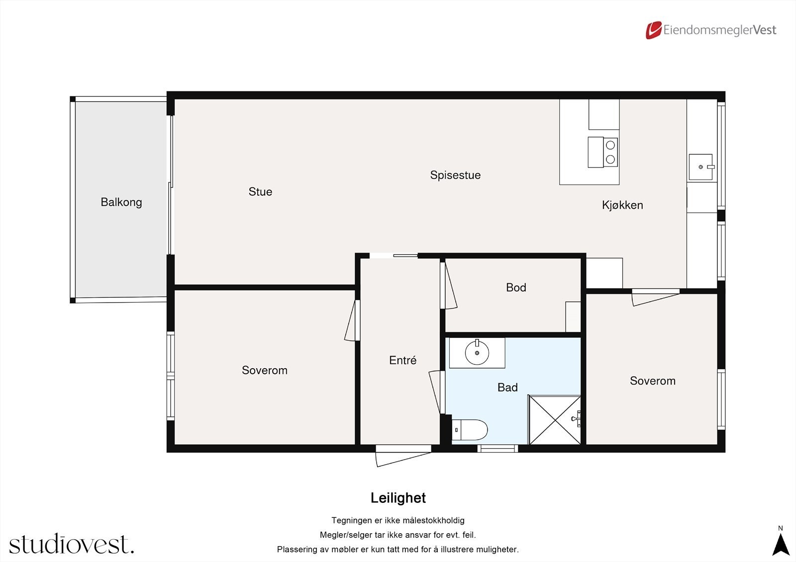 Planskisse Galleribilde