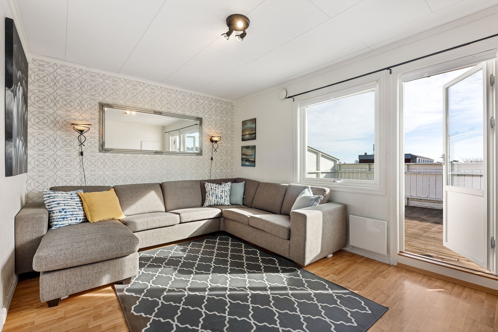 Fellesstue med sofagruppe Galleribilde