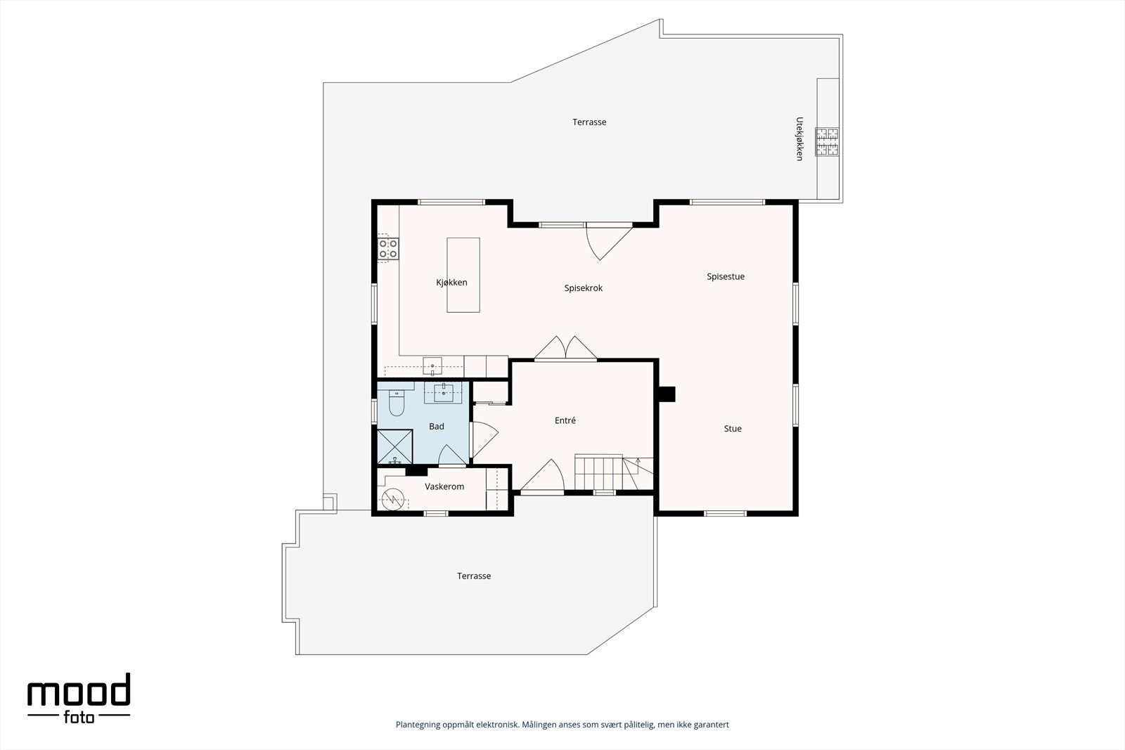 Plantegning 1. etasje Galleribilde