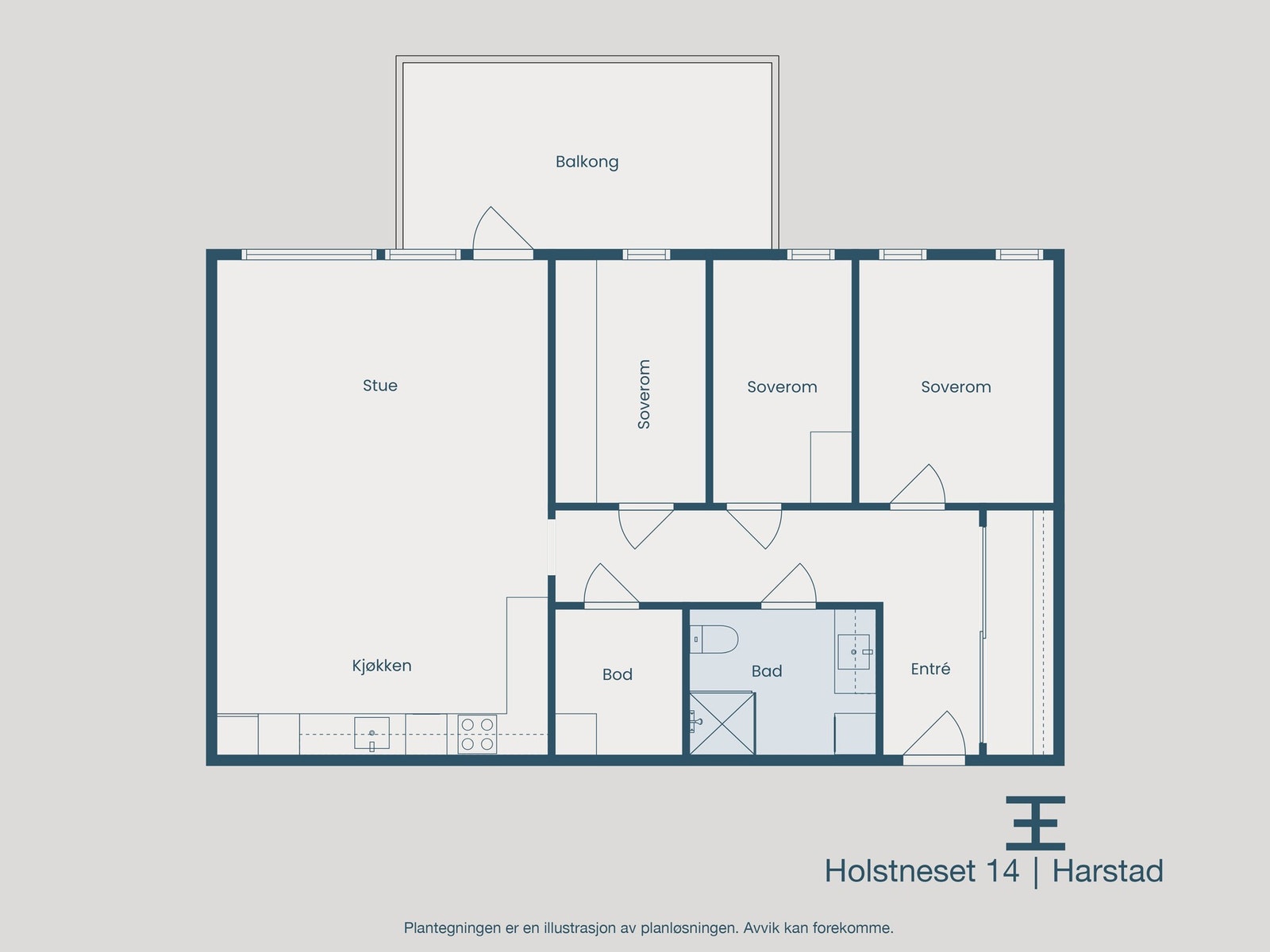 Plantegning Galleribilde