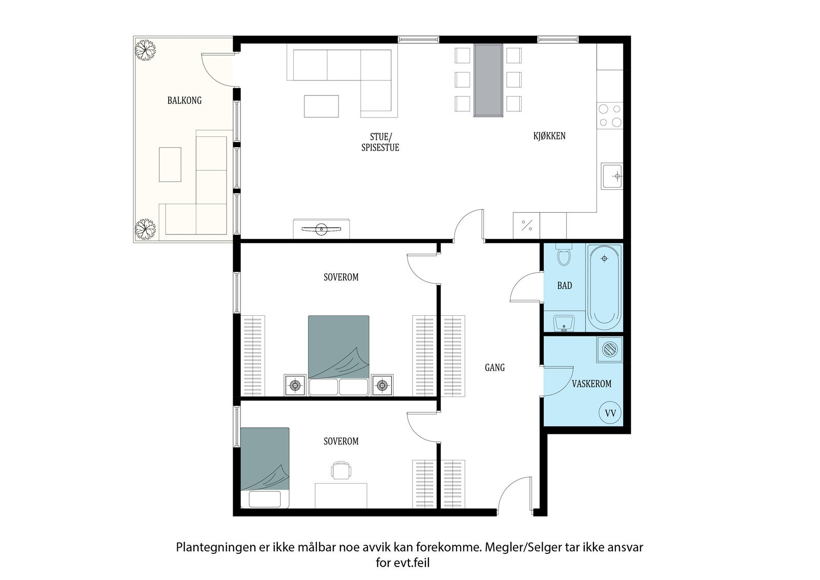 Plantegning Galleribilde