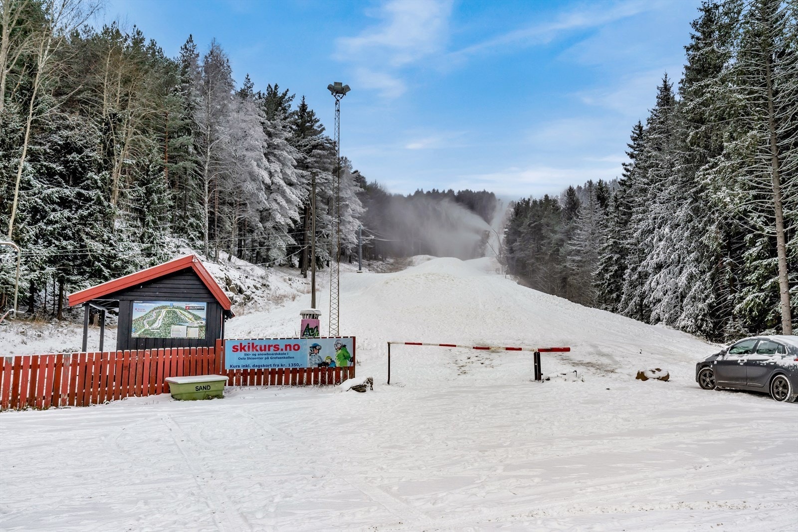 Det er kort vei til Oslo Skisenter Grefsenkollen Galleribilde