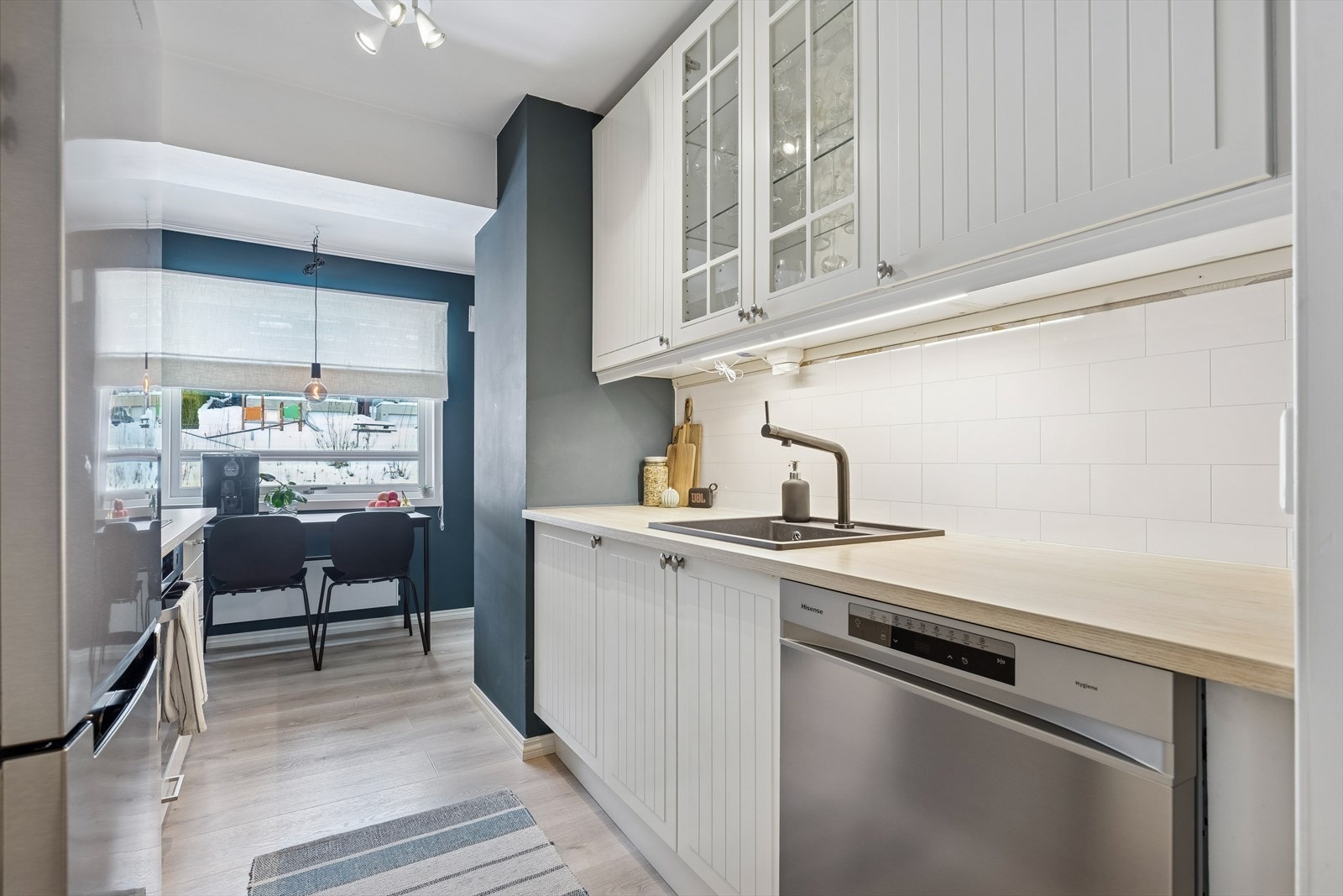 Det er god plass til spiseplass. Galleribilde