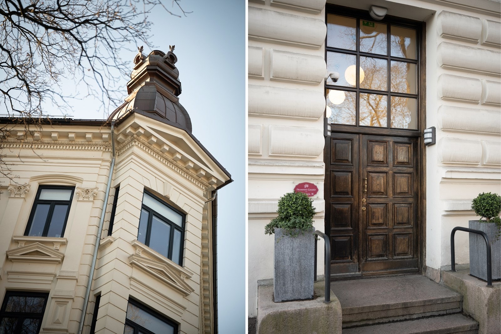 Framnesveien 16 er en vakker, klassisk og tidstypisk bygård fra 1892 med et representativt inngangsparti. Galleribilde