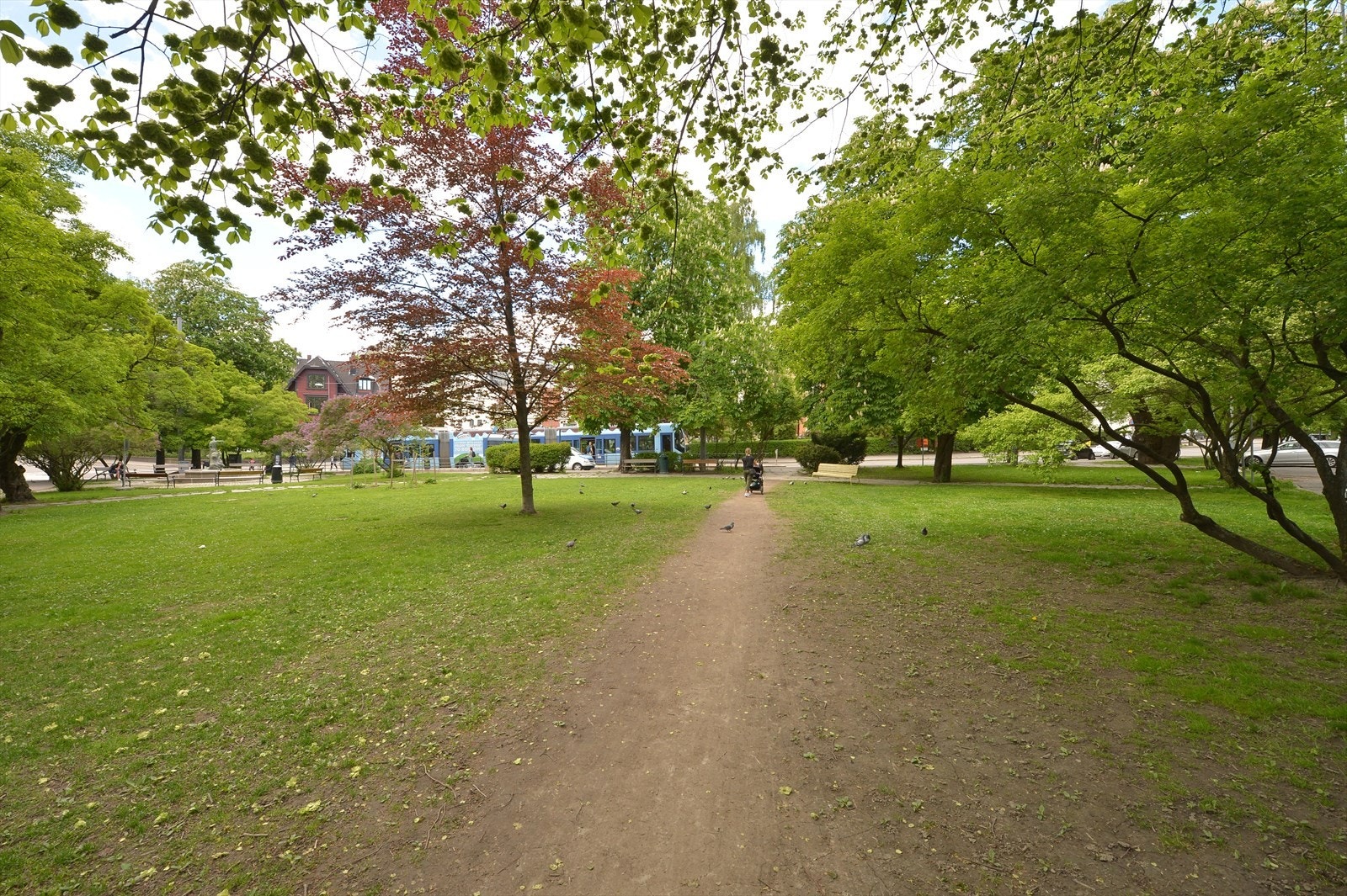 I nærområdet og "rett utenfor" døren finner man flere grønne lunger, slik som Hydroparken, Skarpsnoparken og Tinker'n. Galleribilde