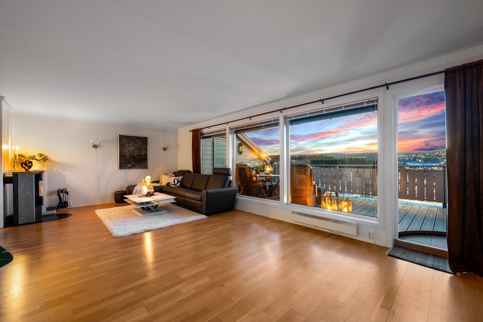 Her er det bare å fyre opp i peisen og slappe av Galleribilde