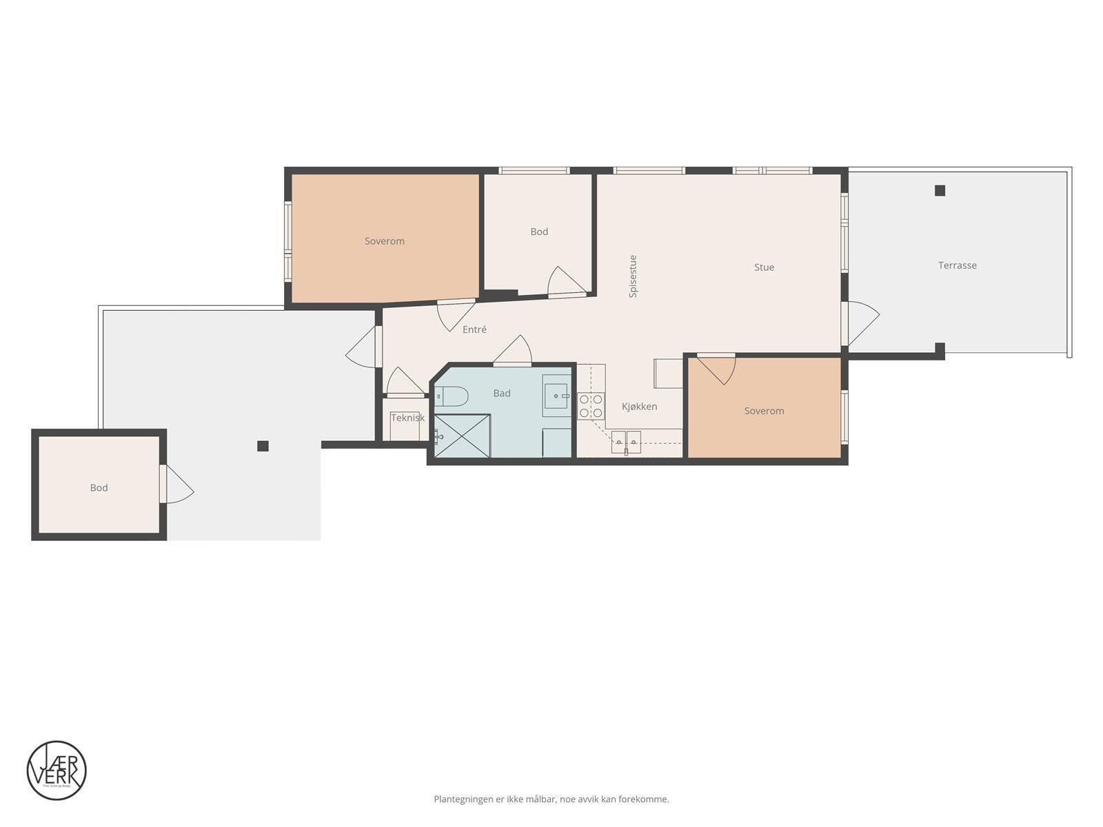 Plantegning Galleribilde