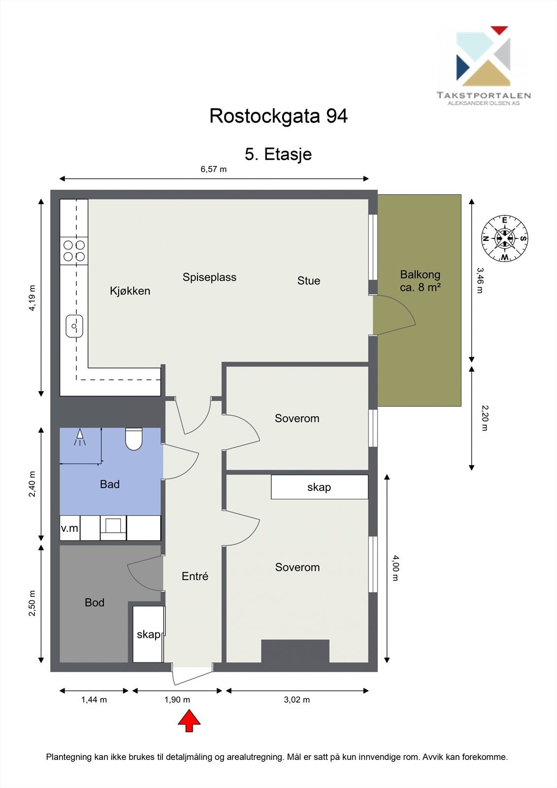 Plantegning Galleribilde