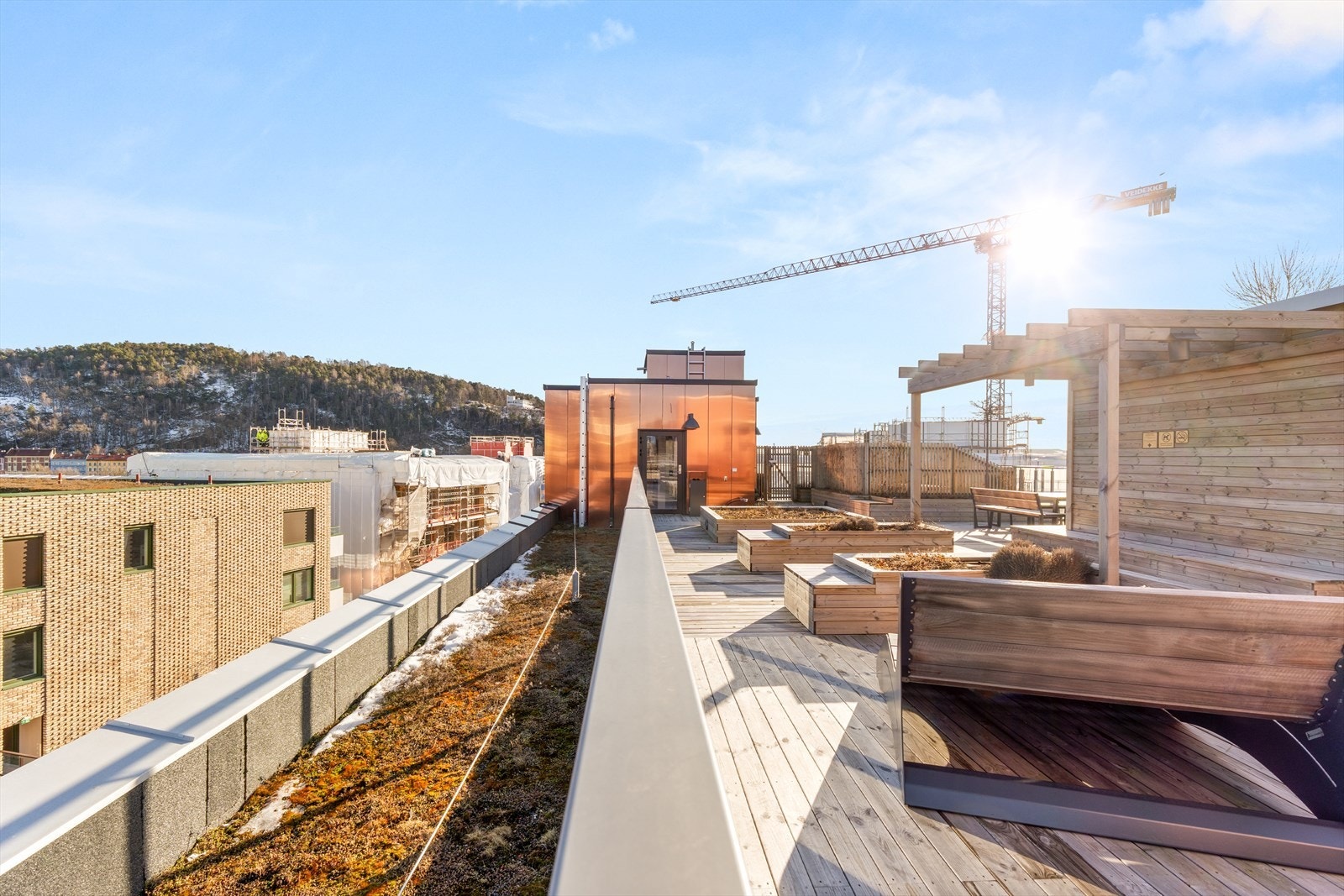 Her kan du nyte solen hele dagen. Galleribilde