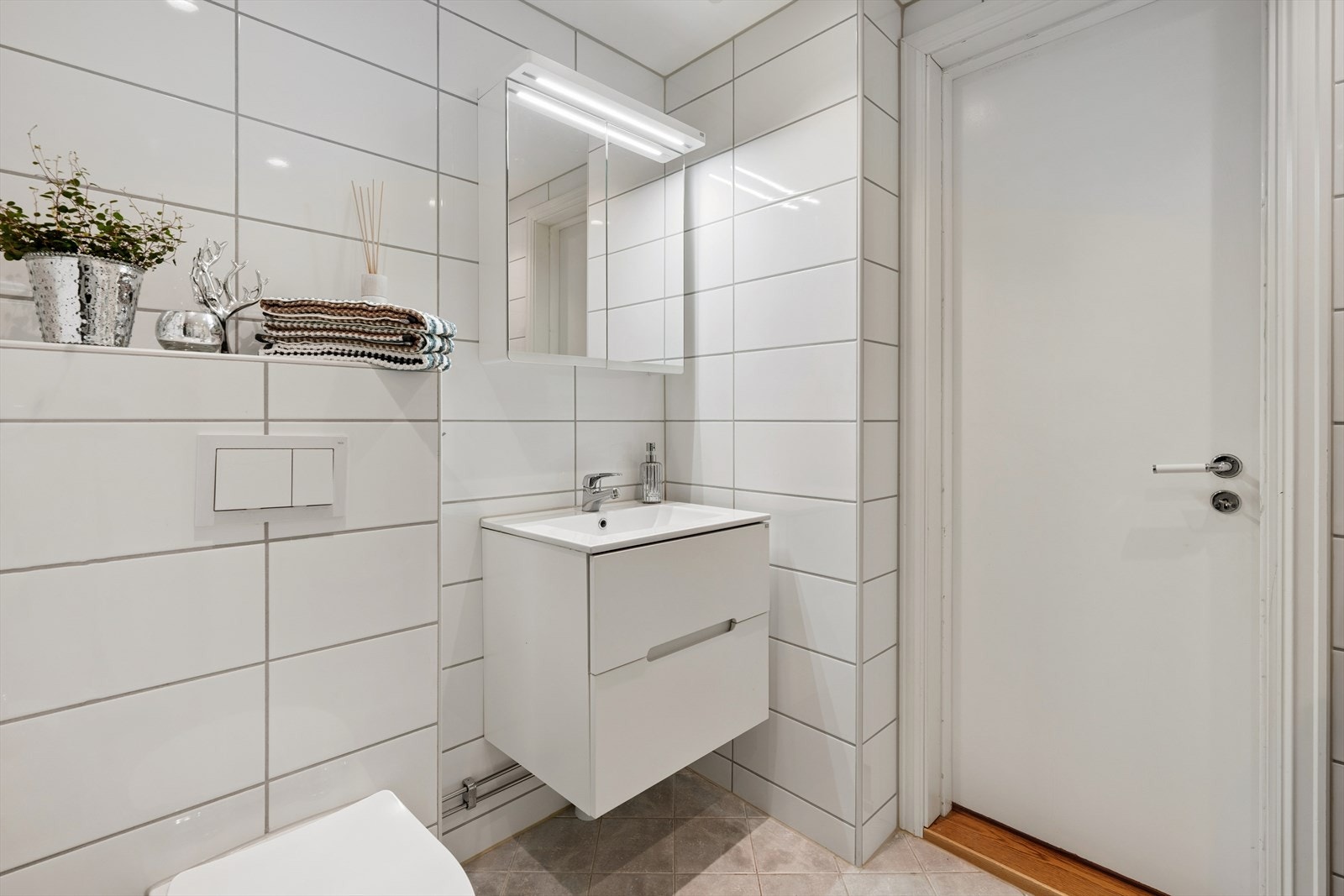 Baderommet er pusset opp i 2015. Galleribilde