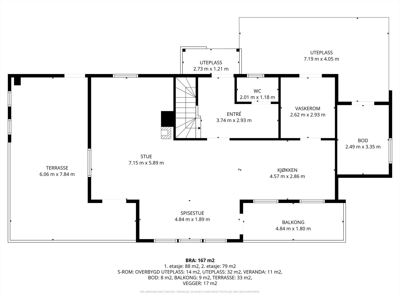 Plantegning 2.etg. Galleribilde