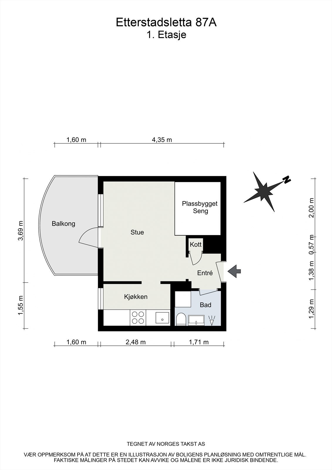 Plantegning Galleribilde