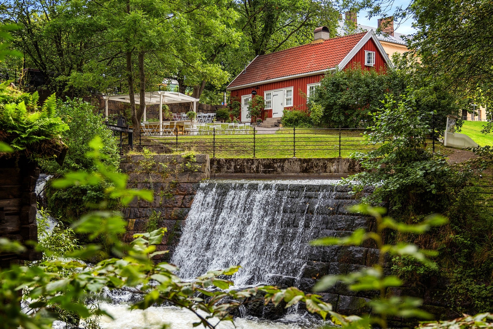 Sjarmerende Hønse-Lovisa og Mølleparken finner du langs Akerselva, rett ved leiligheten. Galleribilde