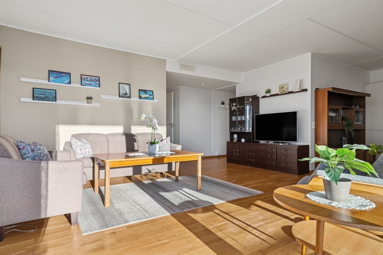 Her har man fleksible møbleringsmuligheter Galleribilde