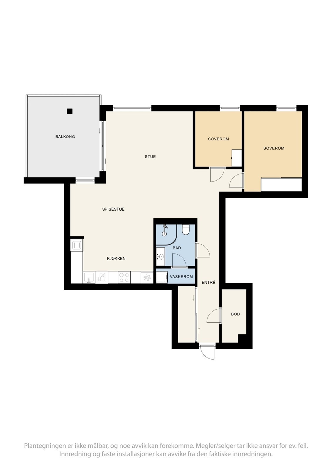 Plantegning Galleribilde