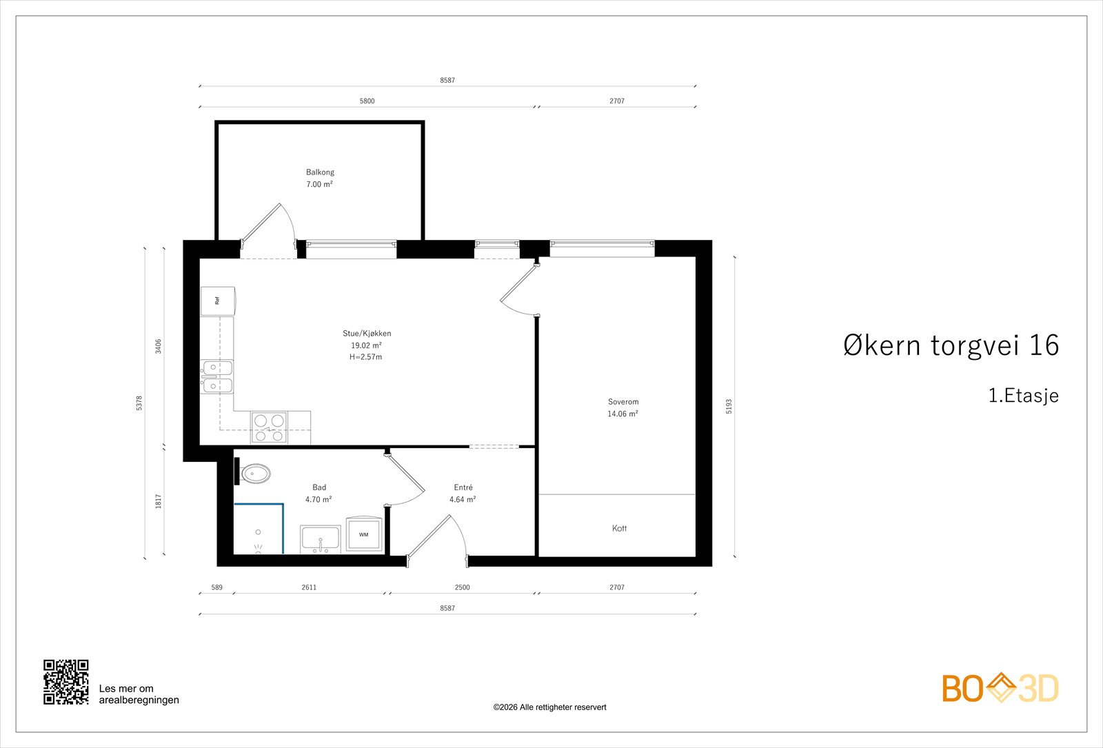 Plantegning Galleribilde