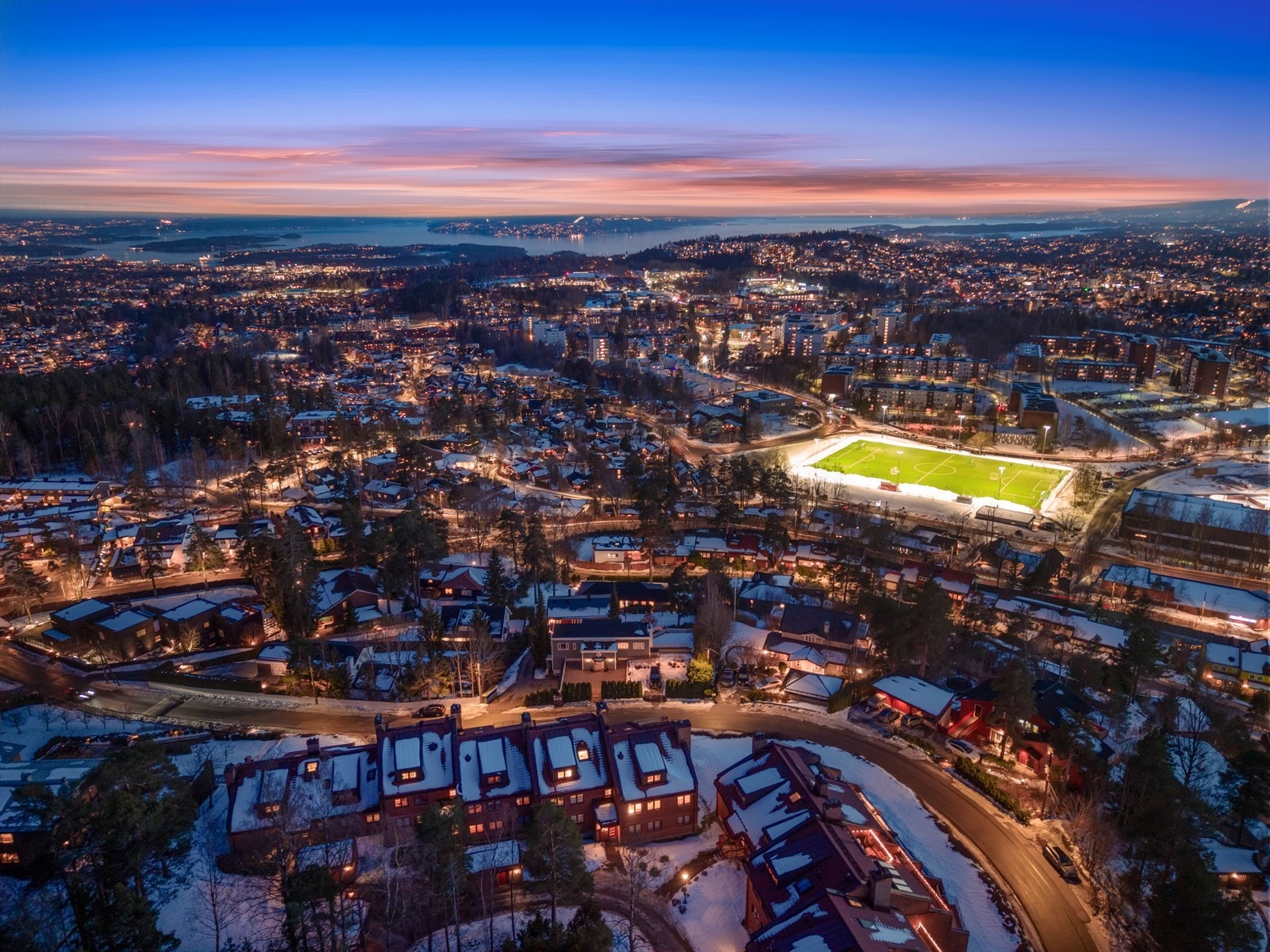 Likevel kort vei ned til byen. Galleribilde