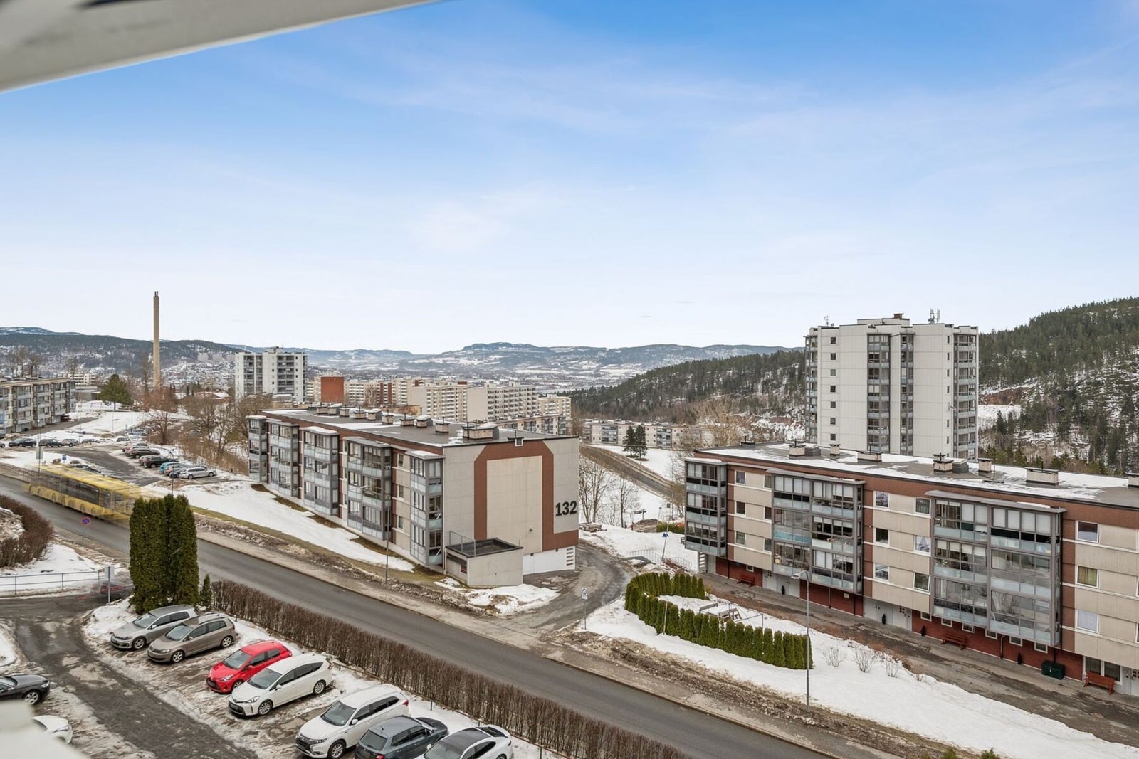 Her får du en flott utsikt fra kjøkkenvinduet. Galleribilde