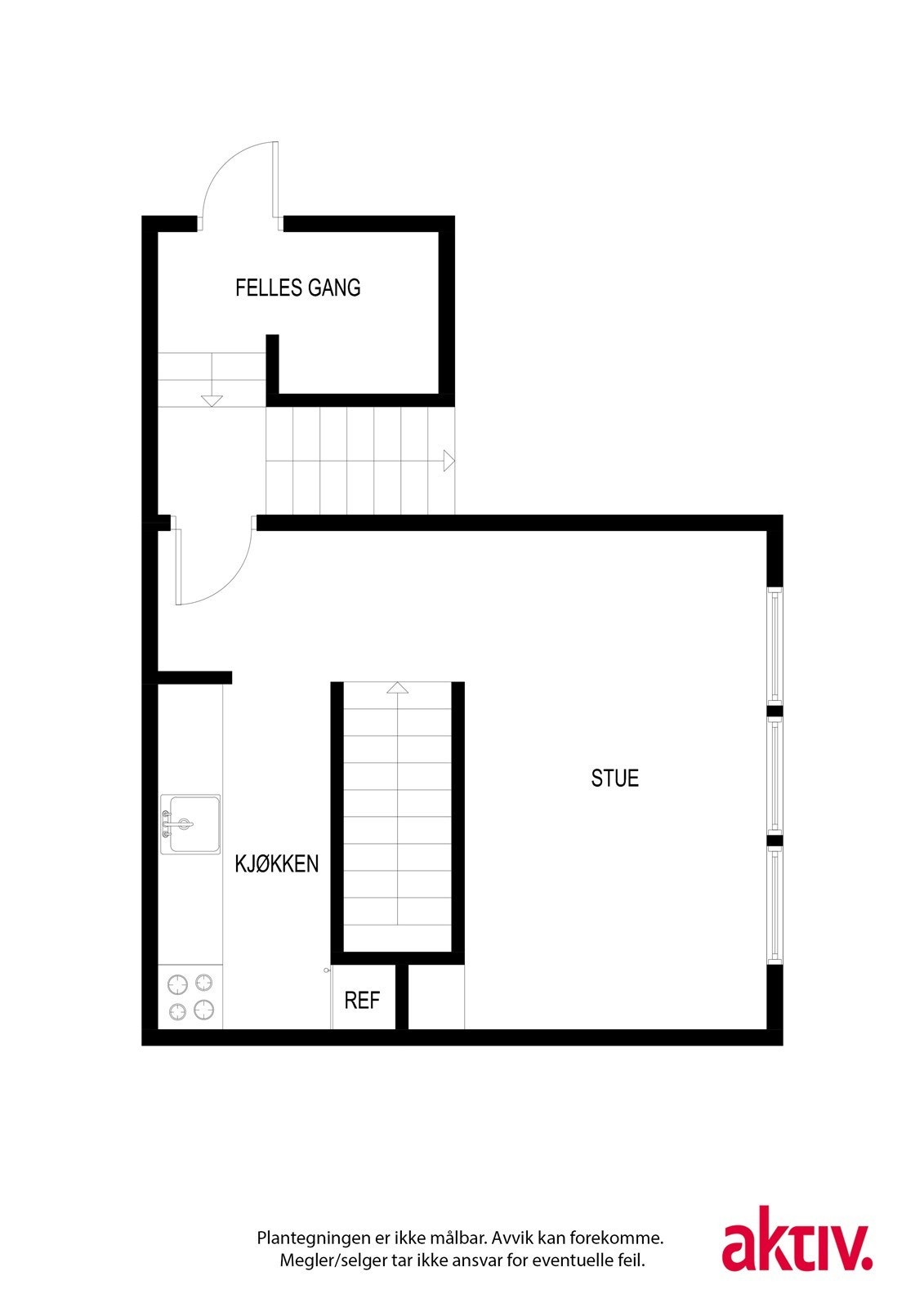 Plantegning - 1. etasje Galleribilde