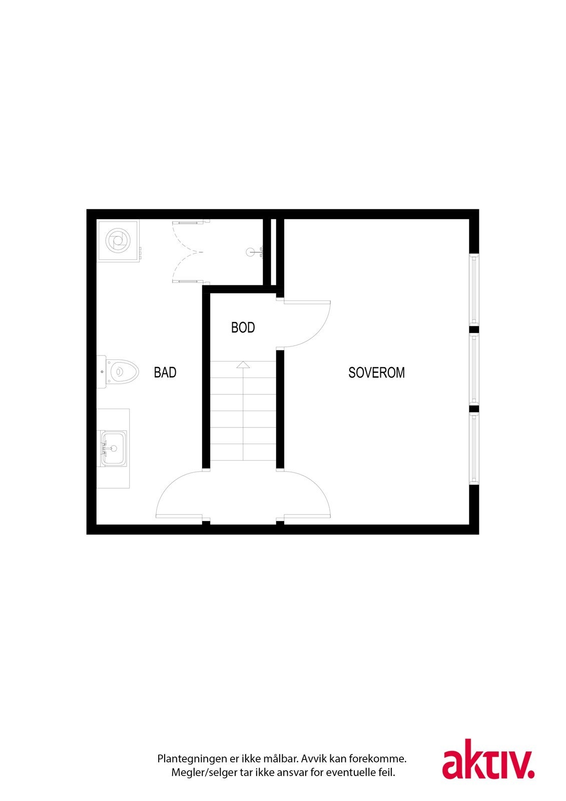 Plantegning - Underetasje Galleribilde