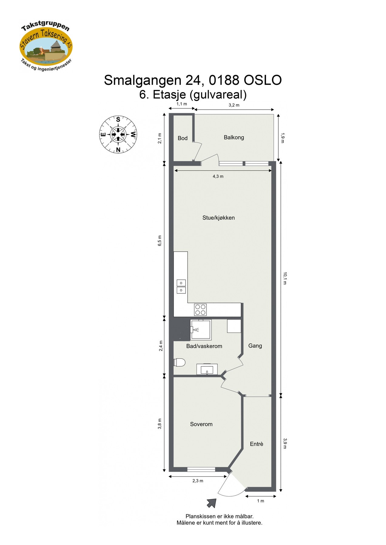 Plantegning Galleribilde