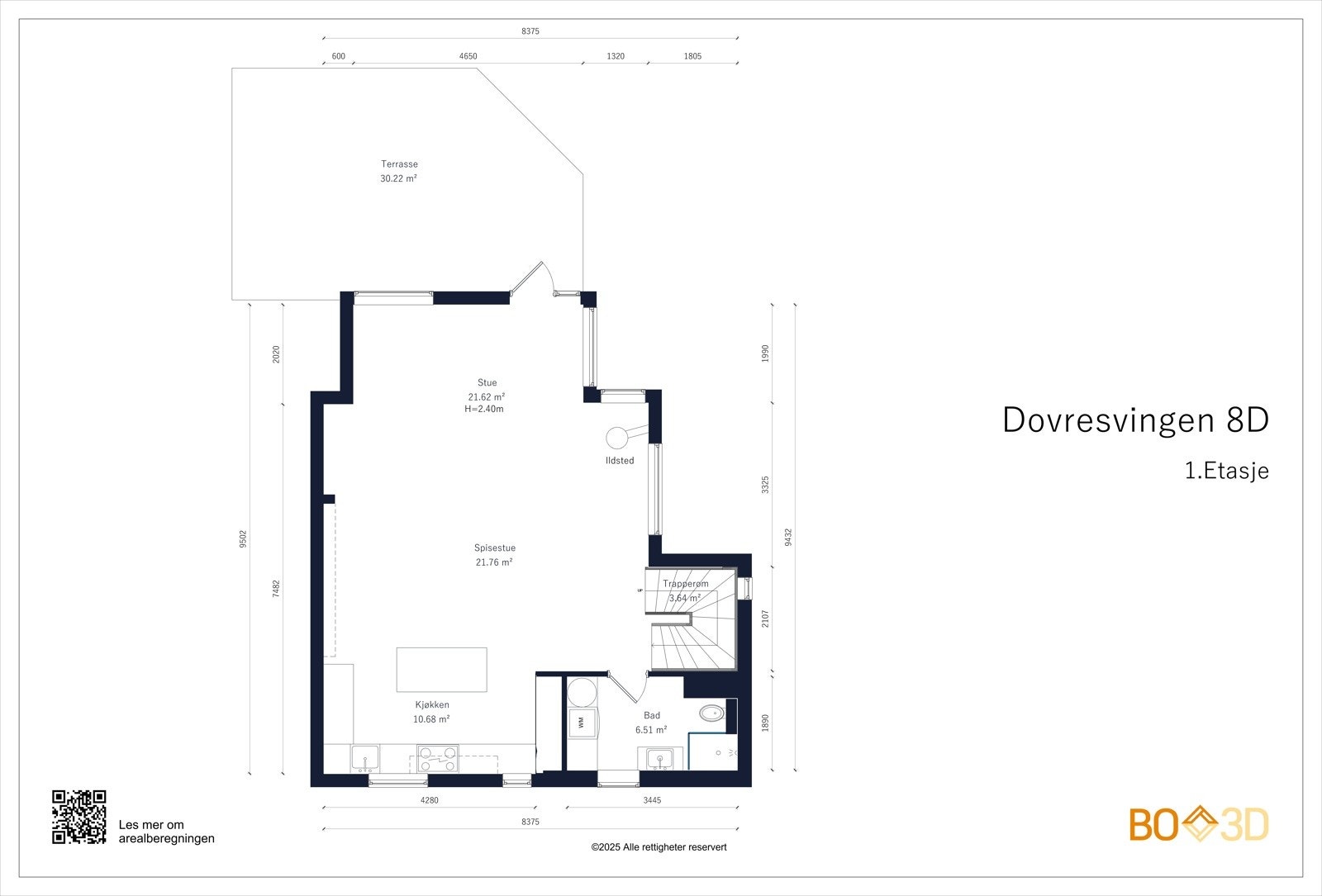 Plantegning - 1. etasje Galleribilde