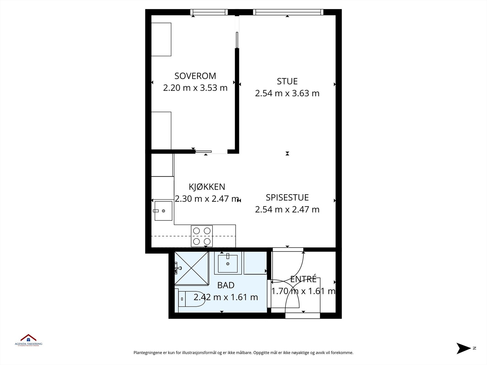 Plantegning Galleribilde