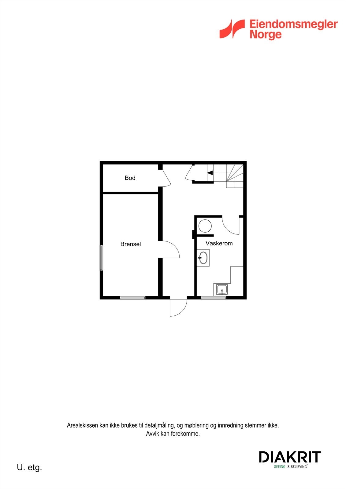 2D Plantegning u.etg. Galleribilde