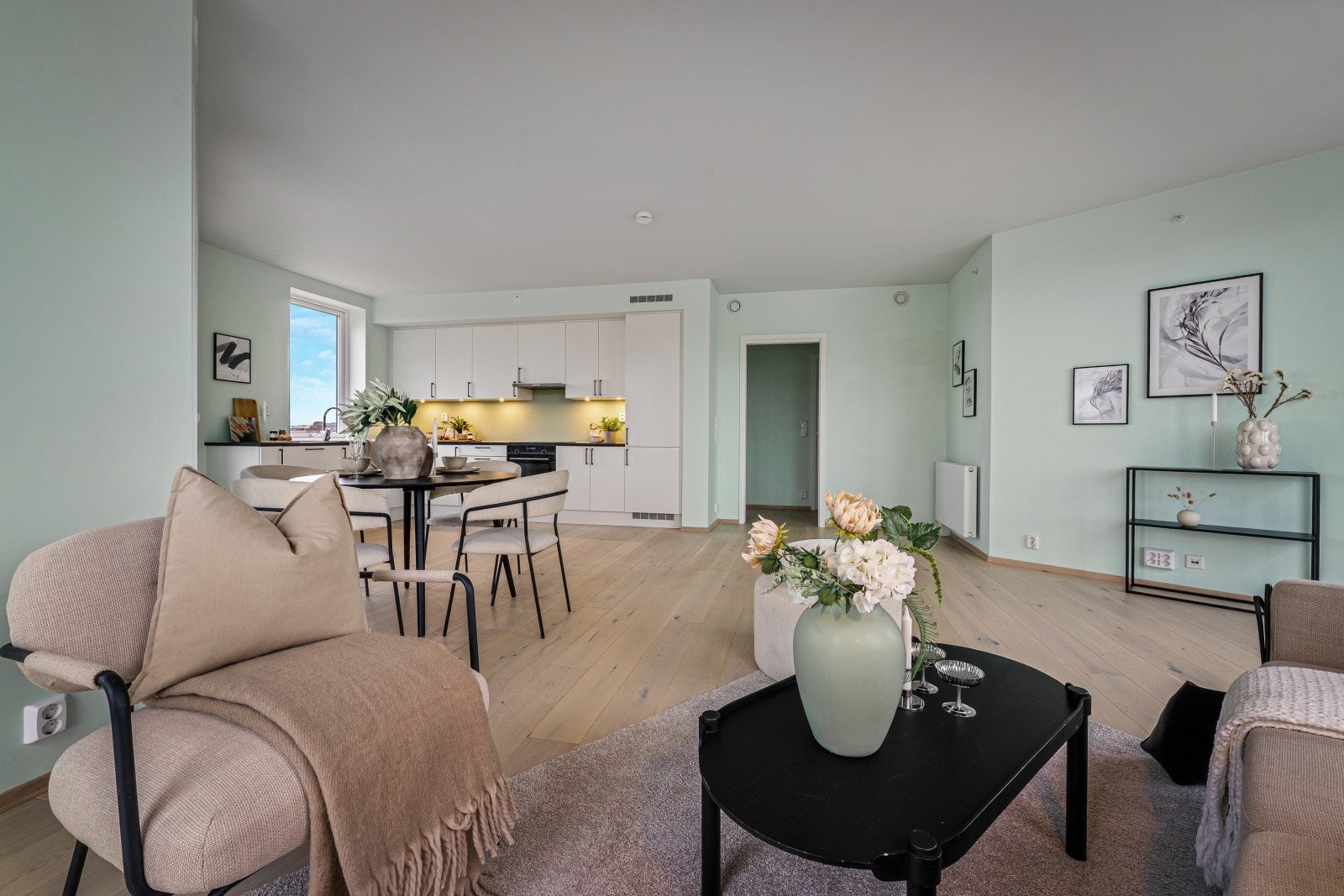 Den åpne løsningen gir mulighet for å lage ulike soner Galleribilde