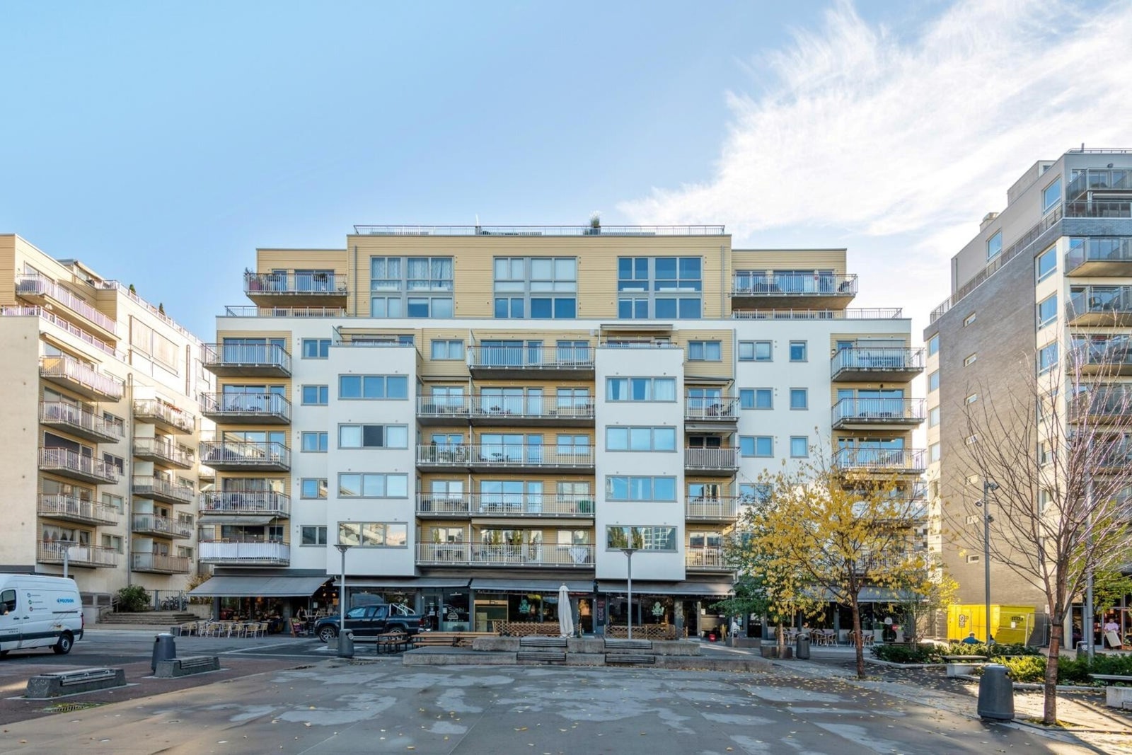 Leiligheten er beliggende i byggets 4.etasje Galleribilde