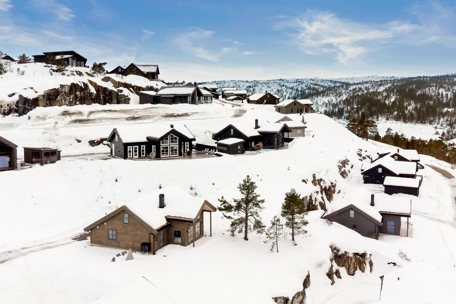 I kort avstand ligger Gautefall Ski Lodge, Rytterspranget kafé og populære afterski-områder i høysesong. Galleribilde