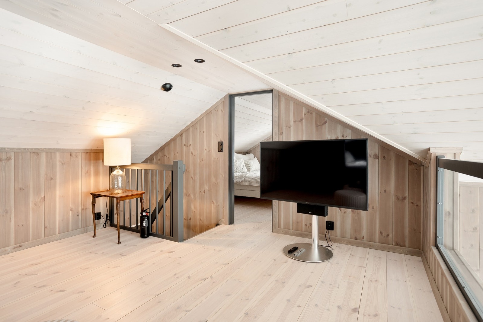 To rom på hemsen som i dag blir brukt som soverom. Galleribilde