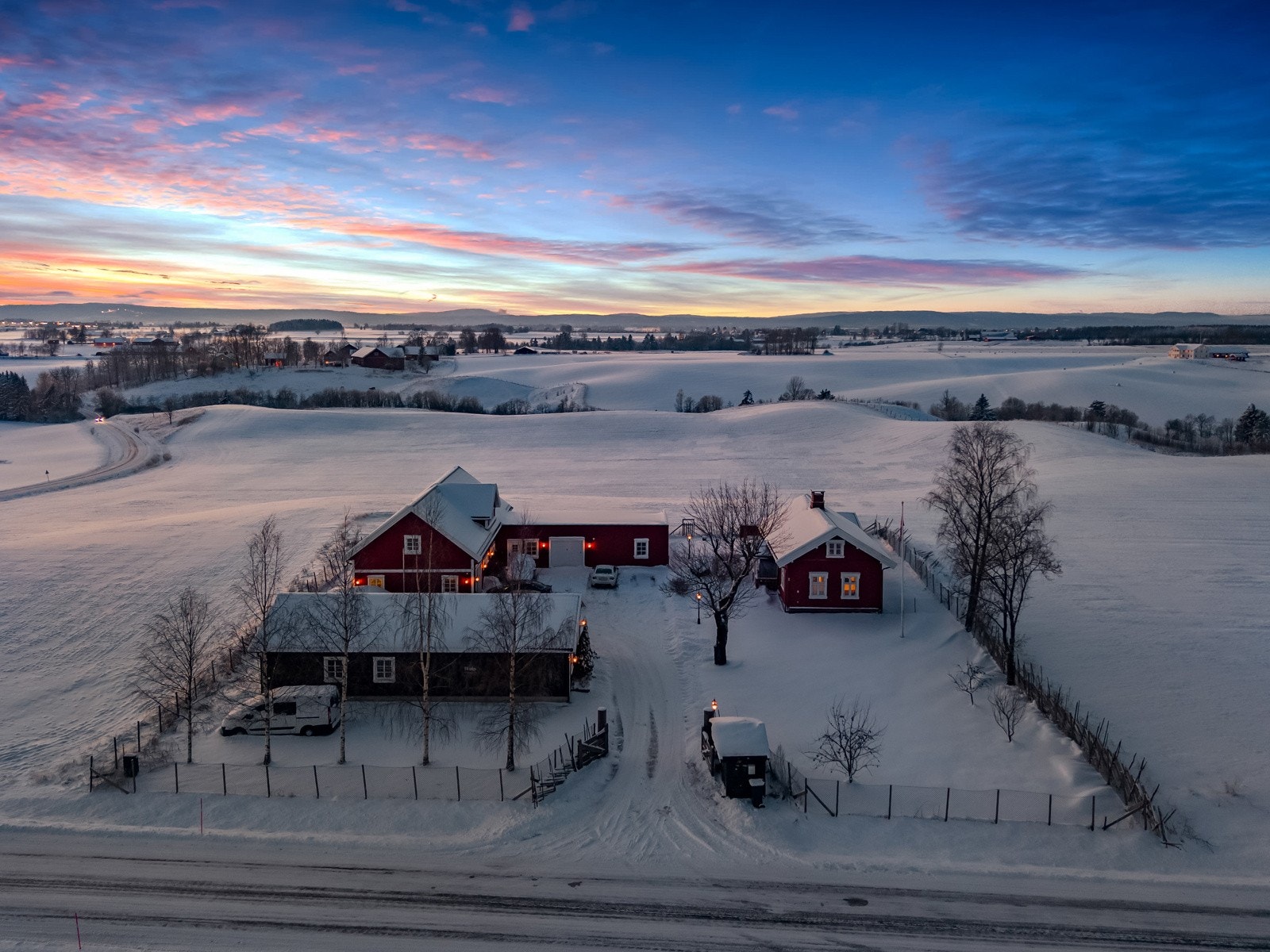 Dronebilde Galleribilde