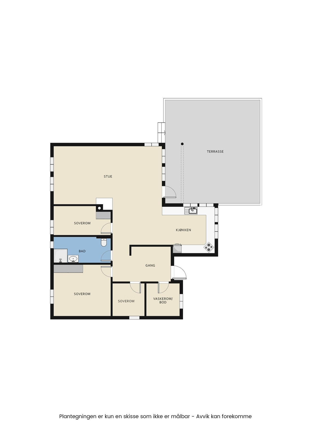 Plantegning Galleribilde