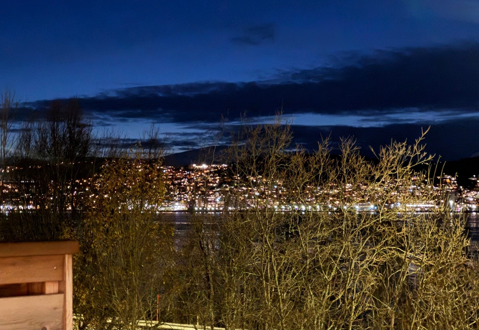 Utsikt mot Tromsøya. Privatfoto