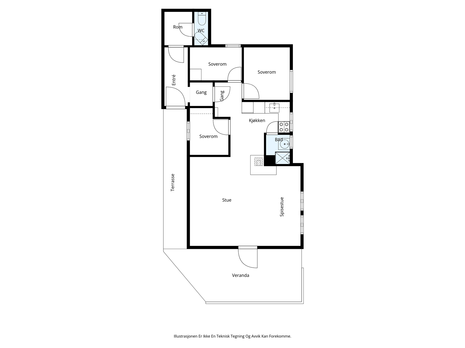 Plantegning. Galleribilde