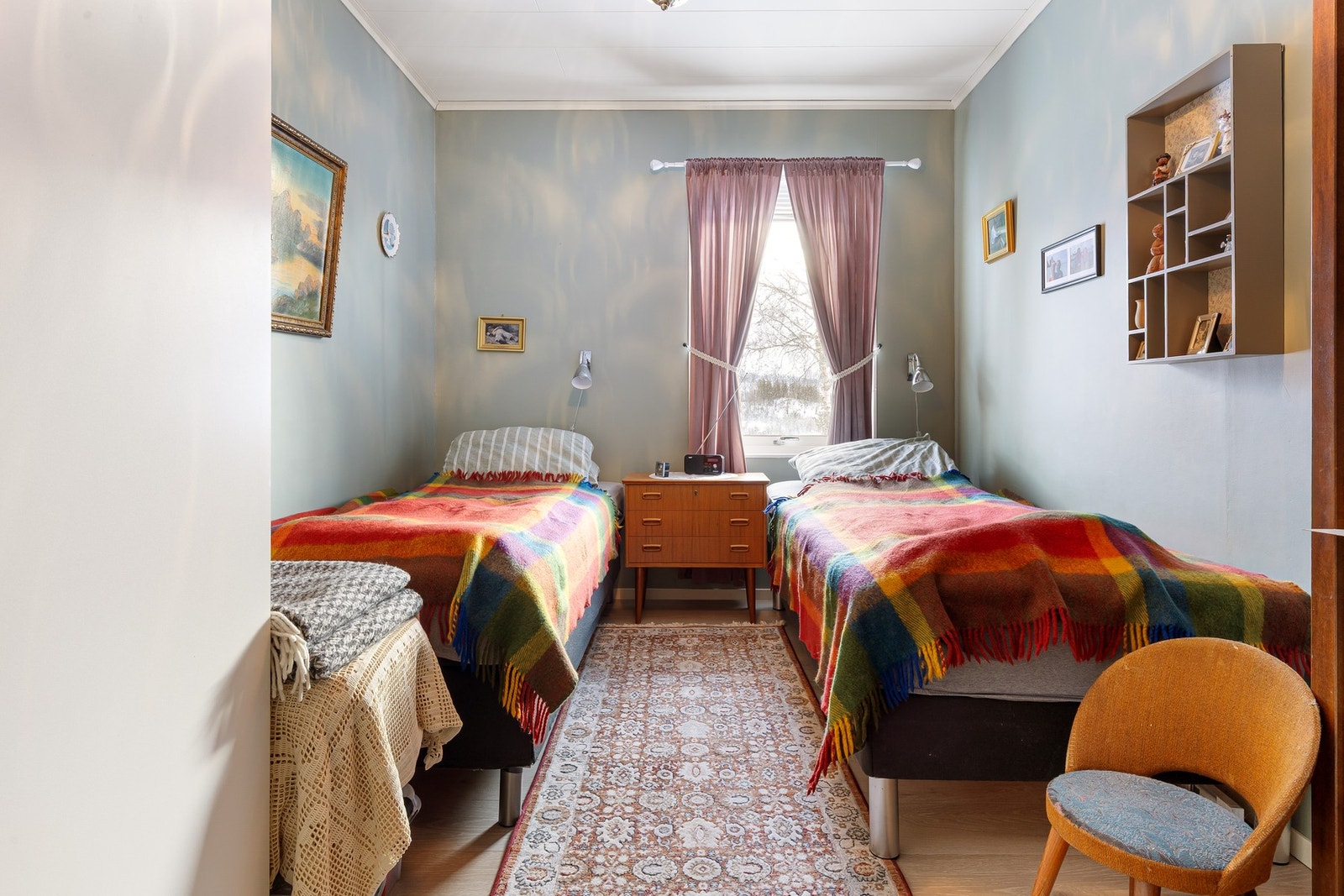 Eneboligen har i alt 3 soverom - ett i hvert soverom. Galleribilde