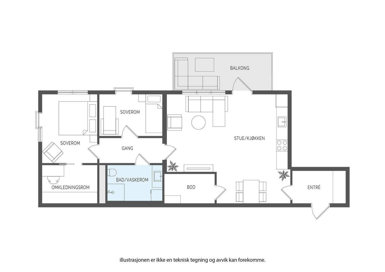 Plantegning Galleribilde