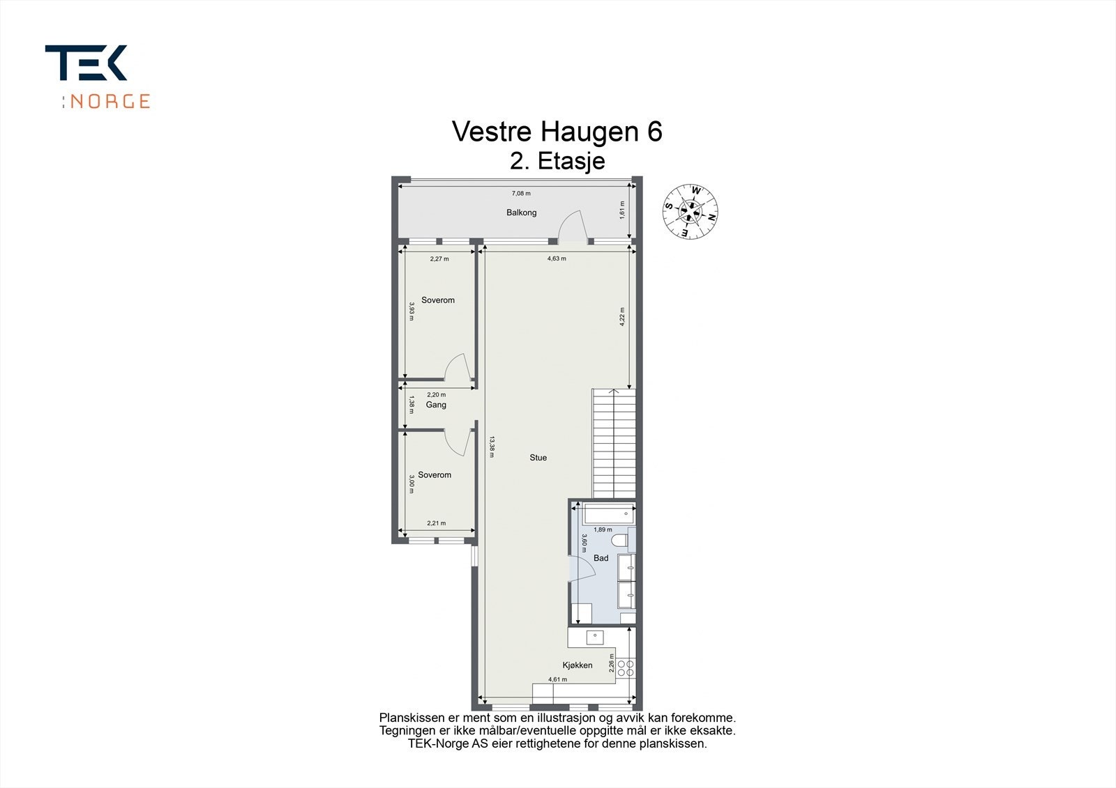 Plantegning 2.etasje. Galleribilde