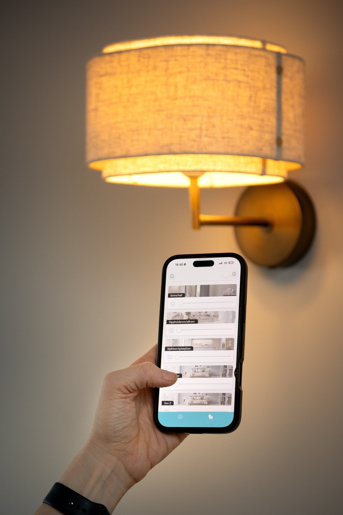 Plejd lyssystem Galleribilde