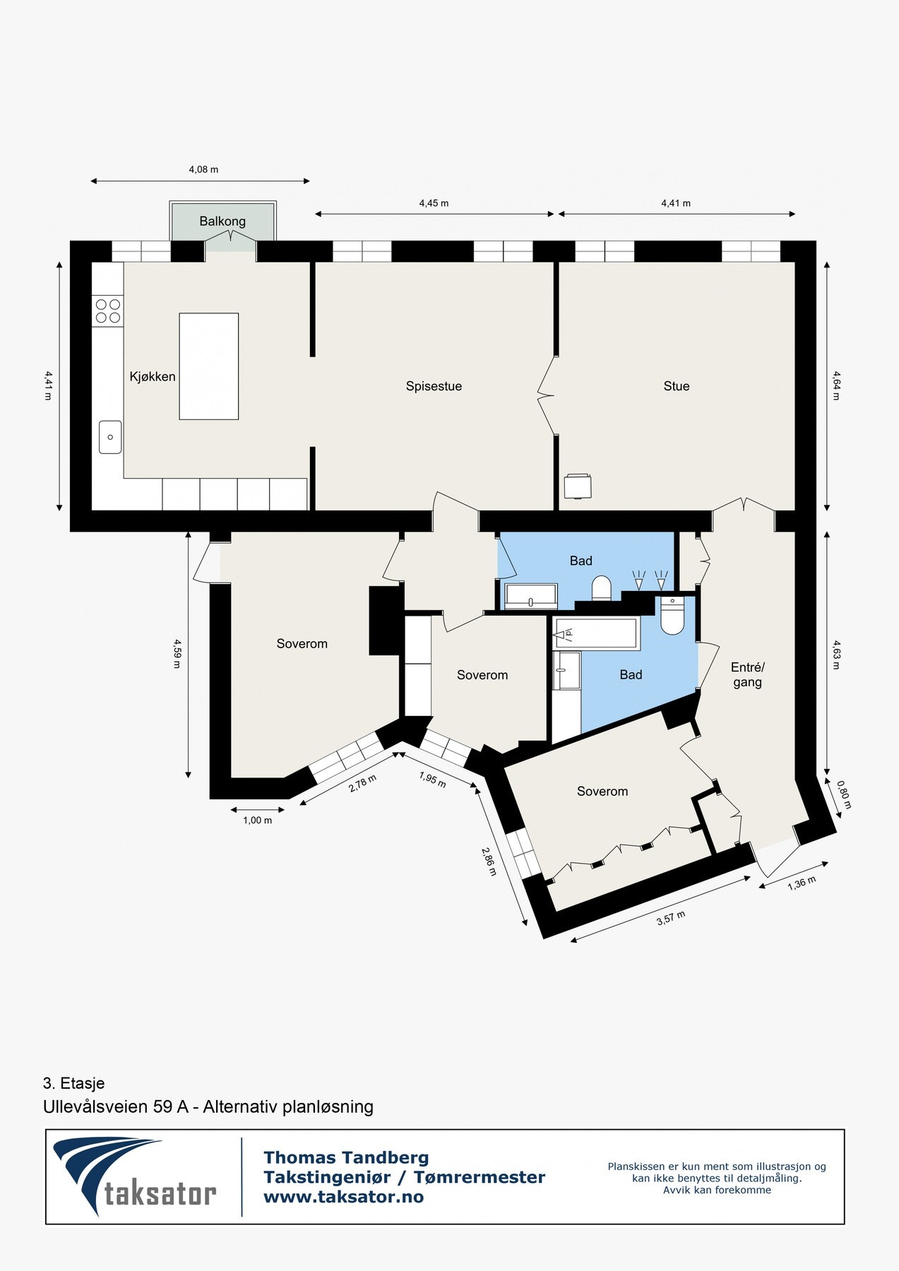 Det gigantiske garderoberommet kan også enkelt gjøres om til et tredje soverom ved behov. Galleribilde